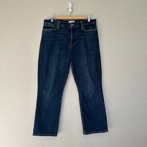 Frame Le High Straight Cropped Women's Denim Jeans Cropped High Rise Size 31